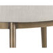 Franklin Beige Linen Dining Armchair